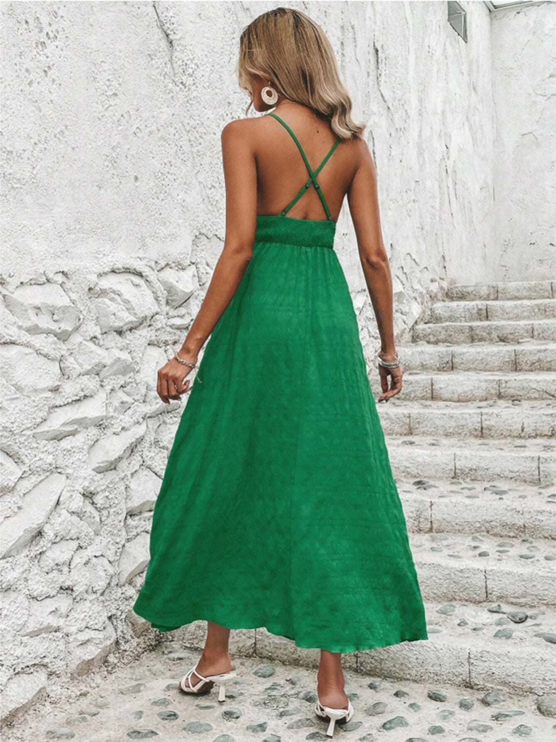 Crisscross Maxi Dress Available in Four Colors