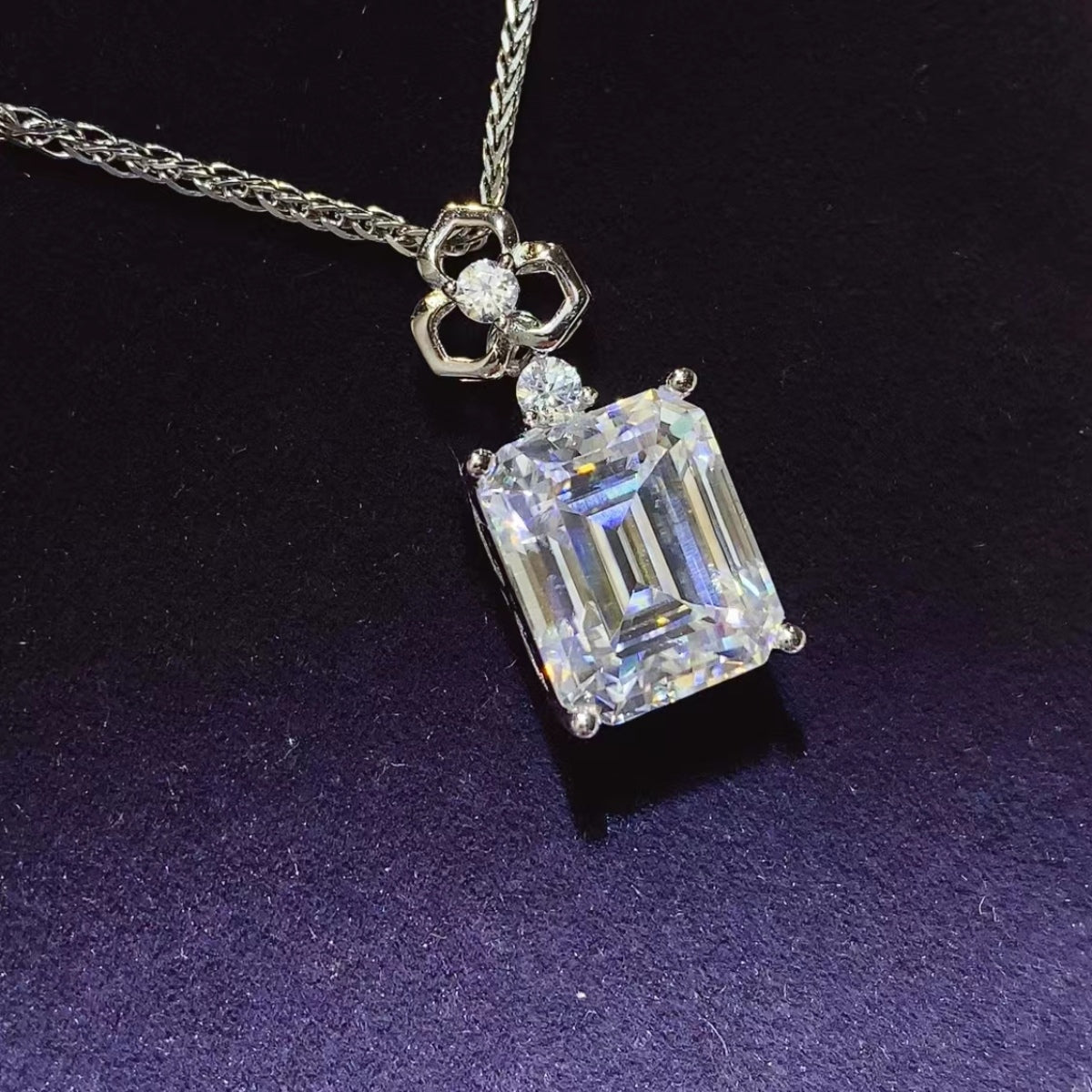 5 Carat Moissanite Necklace