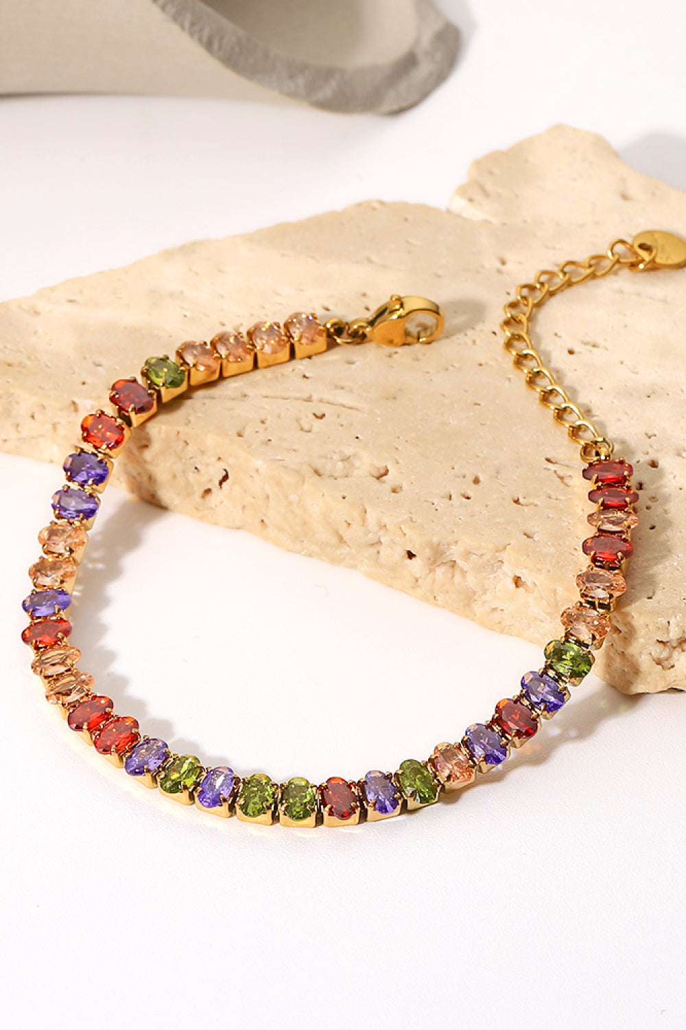 Beautiful Multicolored Zircon Bracelet