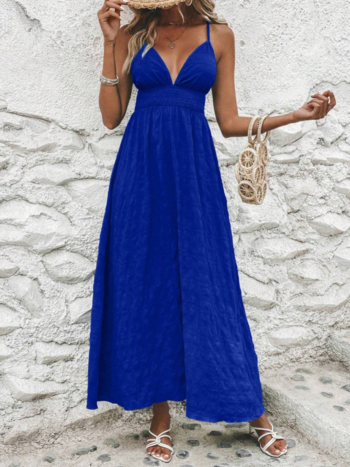 Crisscross Maxi Dress Available in Four Colors