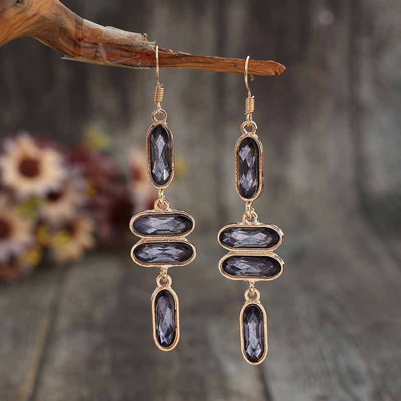 Alloy Stone Earrings