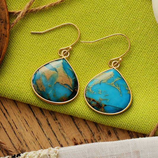 Natural Stone Fashion Earrings