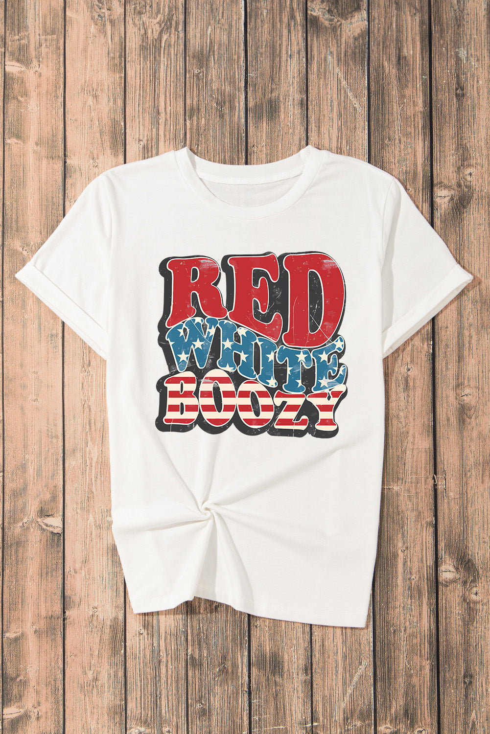 BOOZY Round Neck Short Sleeve T-Shirt