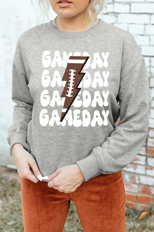 Regular & Plus Size GAME DAY Long Sleeve Sweatshirt