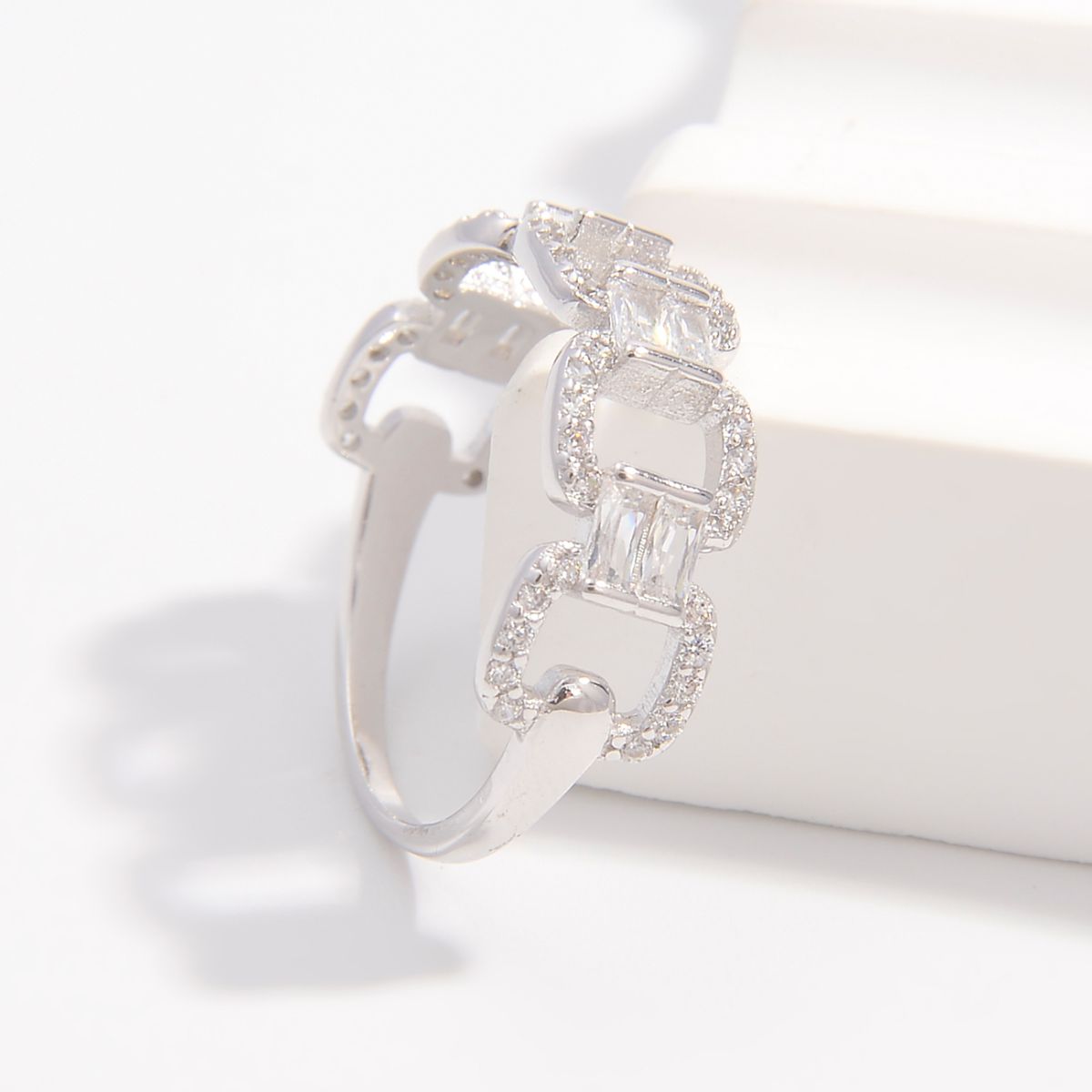 Sterling Silver Cutout Ring