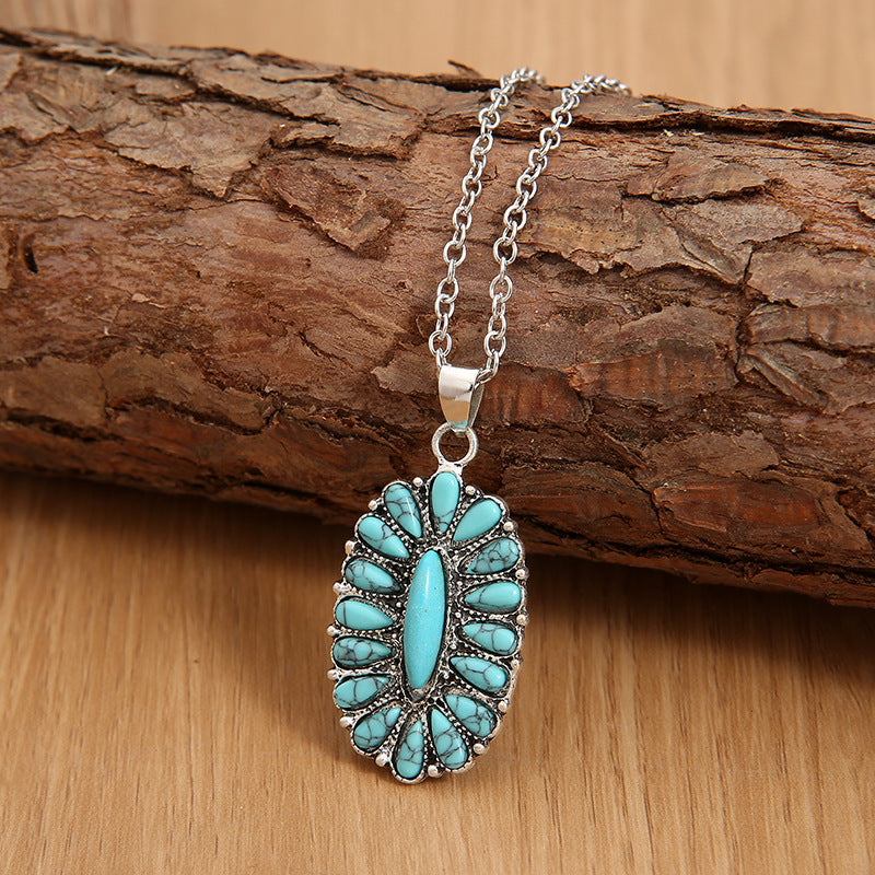 Turquoise Pendant Necklace