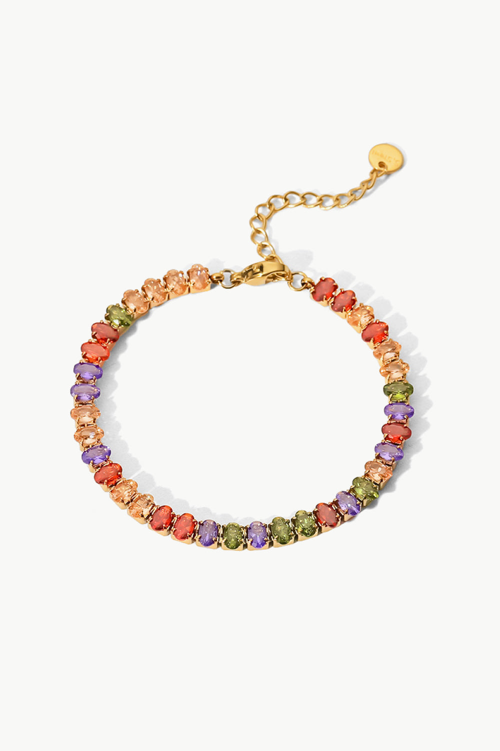 Beautiful Multicolored Zircon Bracelet