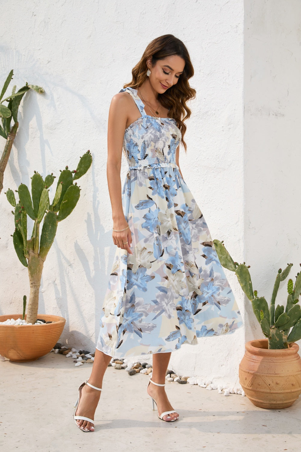 Floral Print Midi Dress