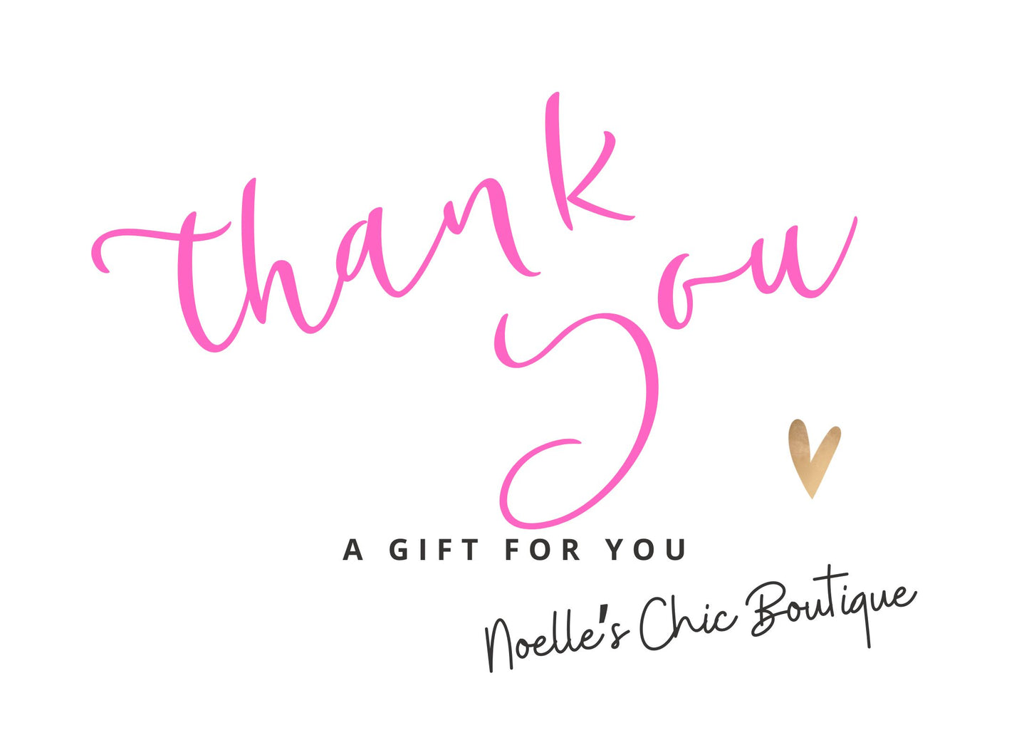 Noelle's "Thank You" Gift Card