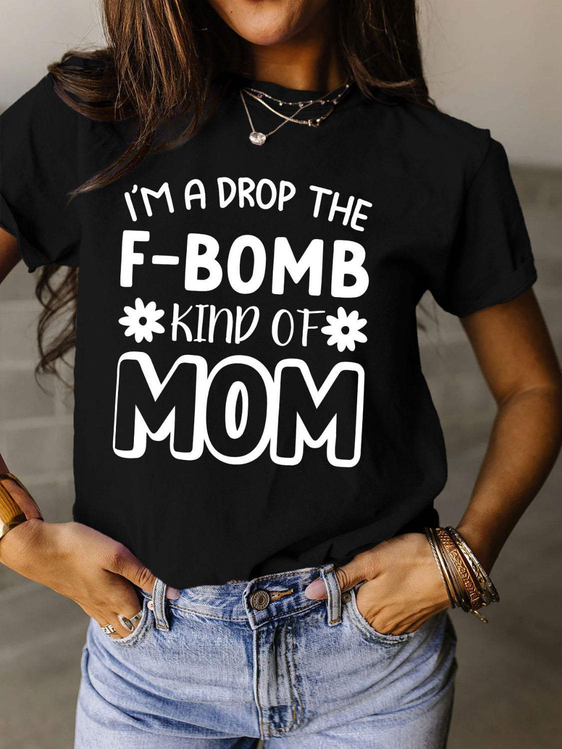 Regular & Full Size F-BOMB KIND OF MOM T-Shirt