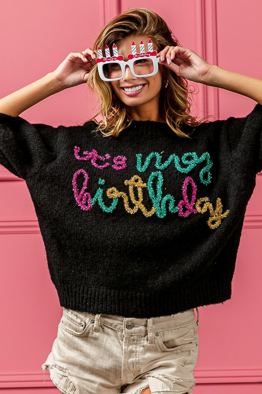 “It’s My Birthday” Sweater