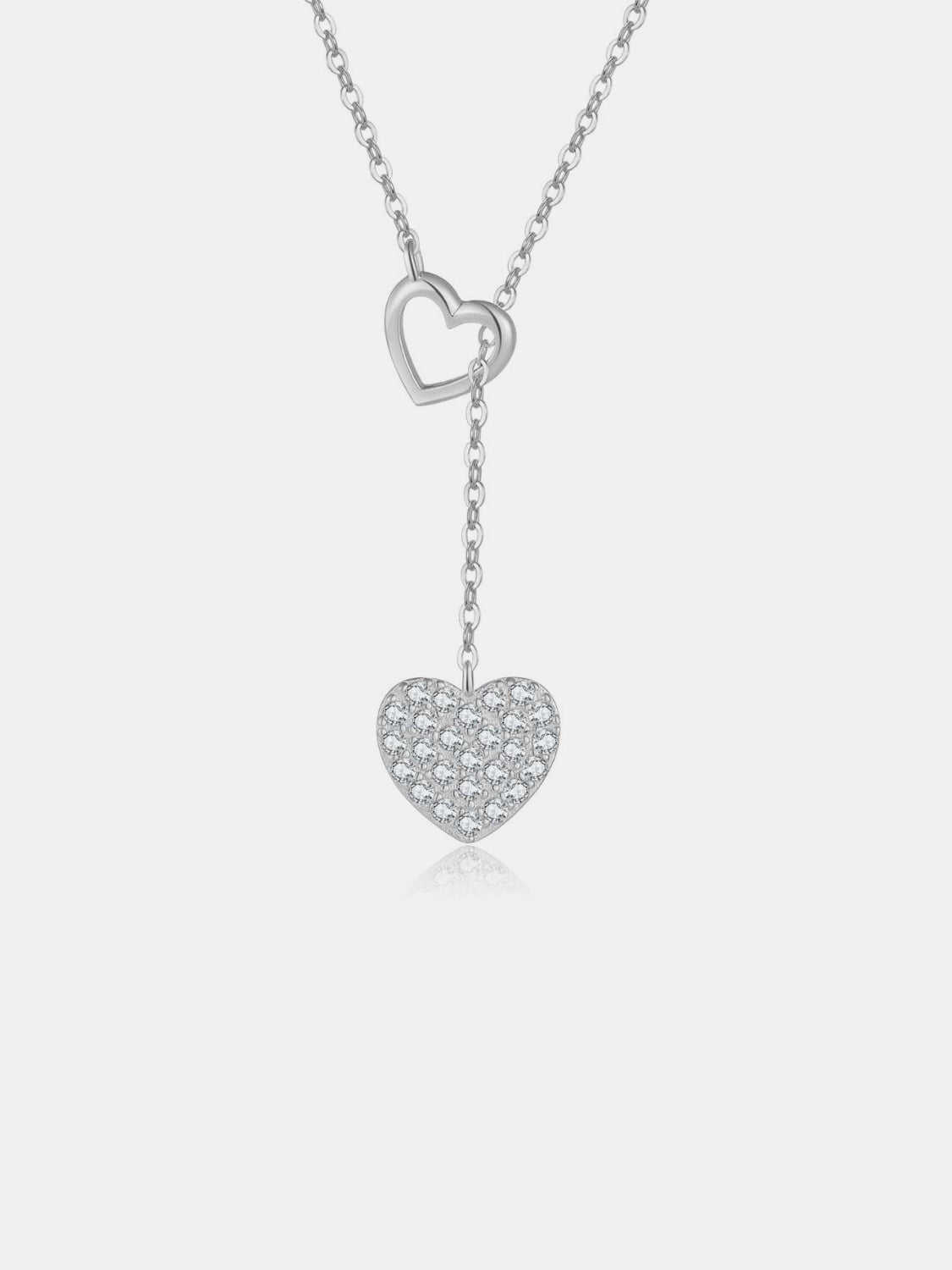 925 Sterling Silver Heart Necklace