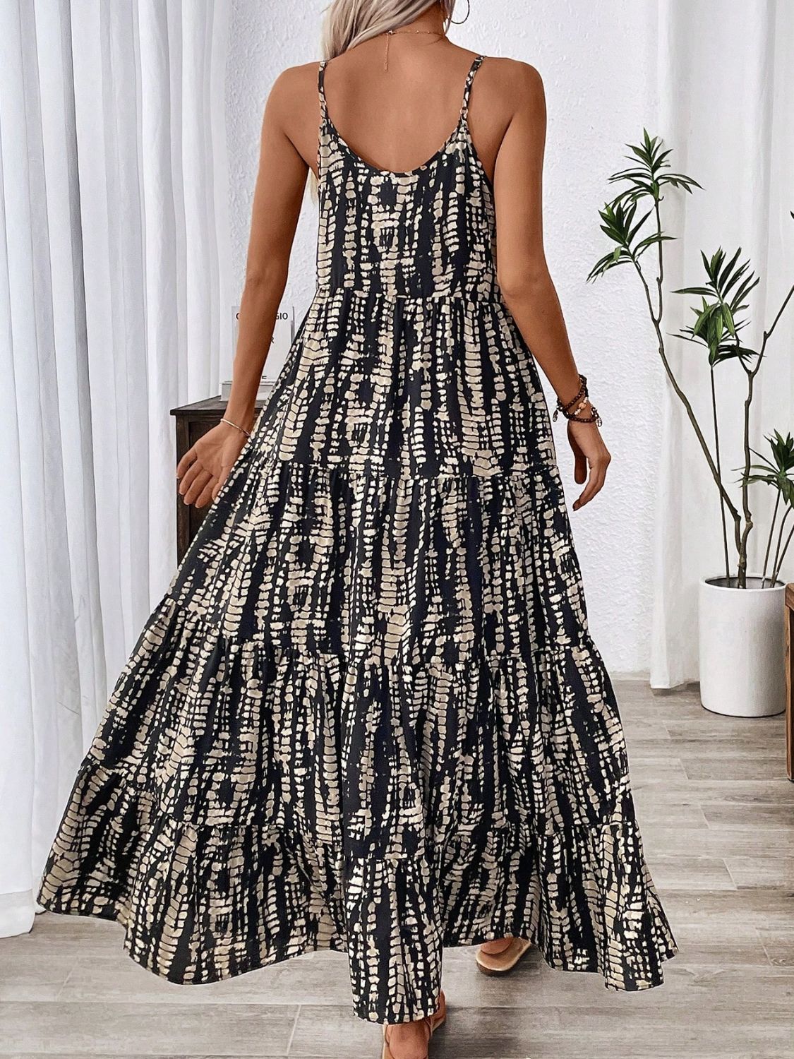 Regular & Plus Size Printed Maxi Dress