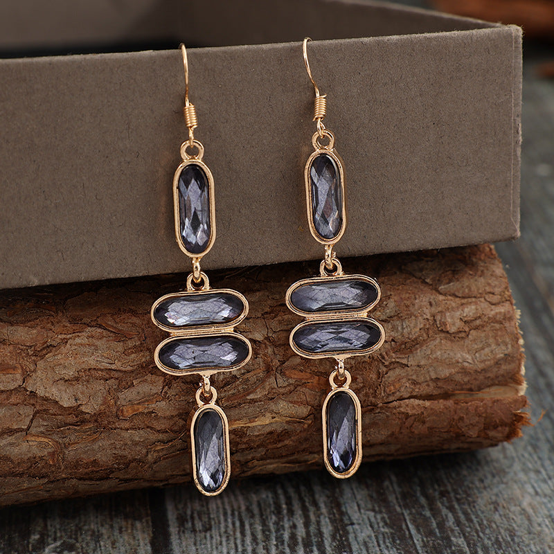 Alloy Stone Earrings