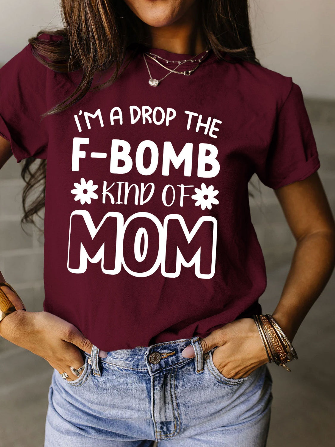 Regular & Full Size F-BOMB KIND OF MOM T-Shirt