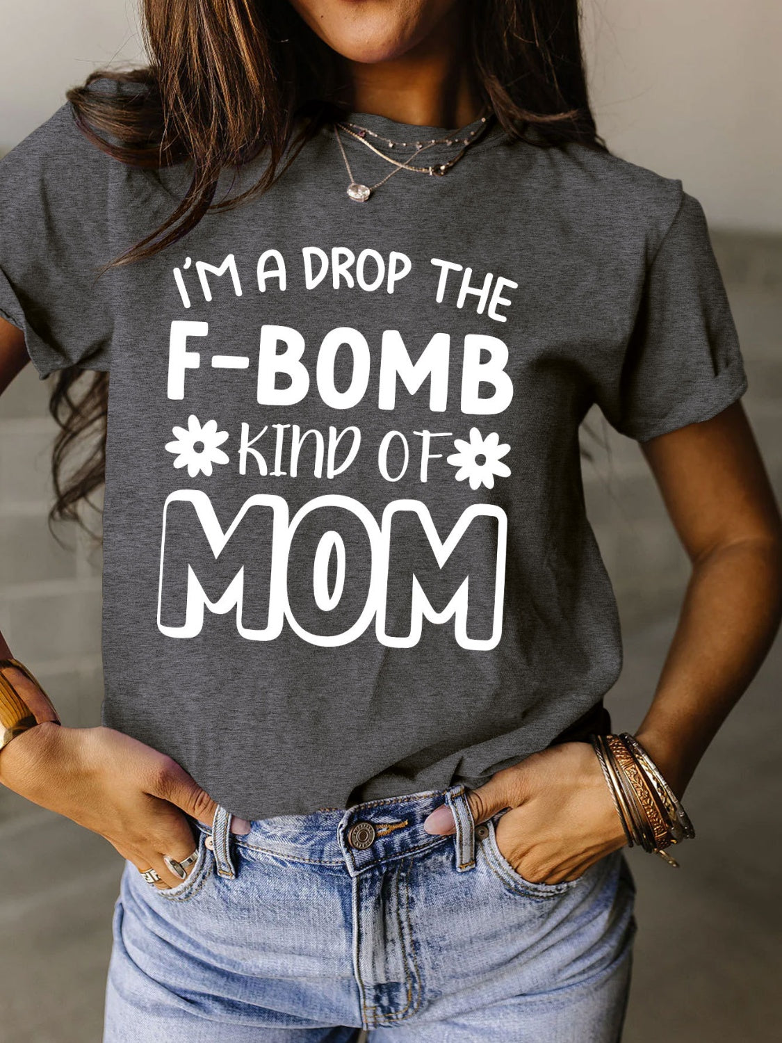 Regular & Full Size F-BOMB KIND OF MOM T-Shirt