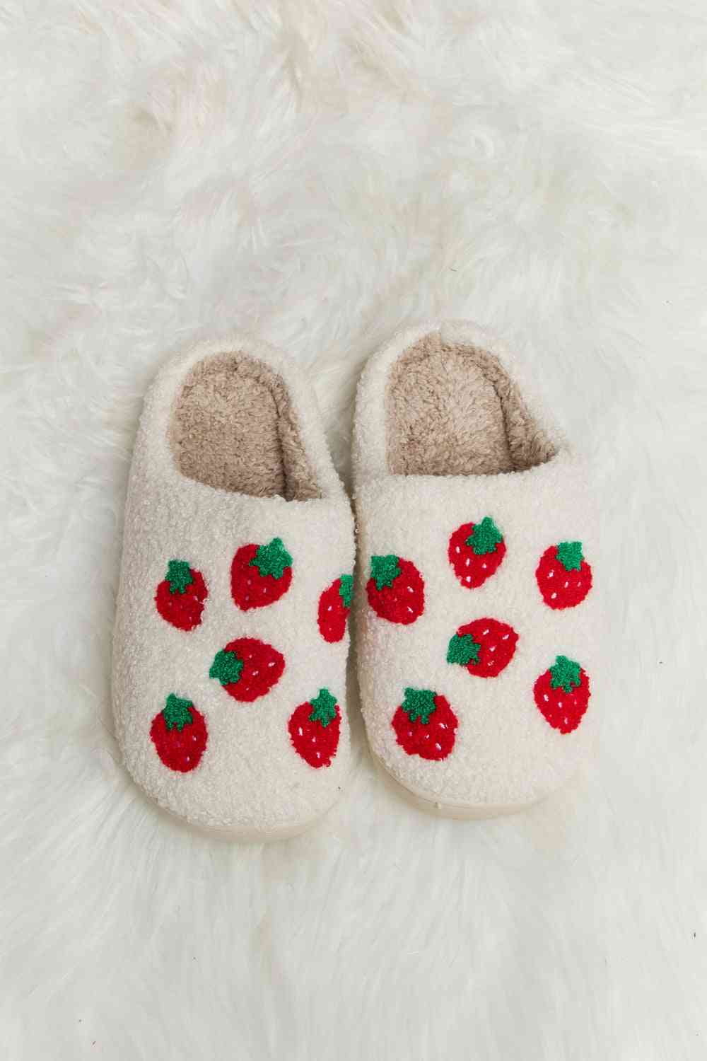 Comfy Printed Plush Slide Slippers