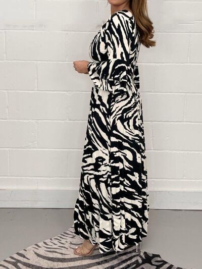 Regular & Plus Size Printed Maxi Dress