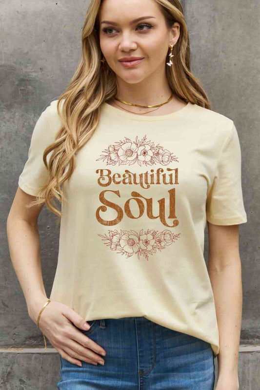 Regular & Plus Size BEAUTIFUL SOUL Graphic Cotton T-Shirt