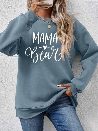 MAMA BEAR Graphic Long Sleeve Sweatshirt