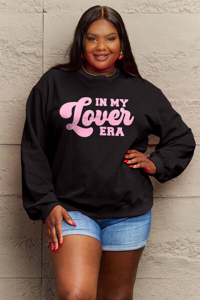 IN MY LOVER ERA Round Neck Sweatshirt