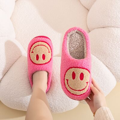 Melody Smiley Face Cozy Slippers