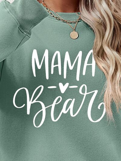 MAMA BEAR Graphic Long Sleeve Sweatshirt