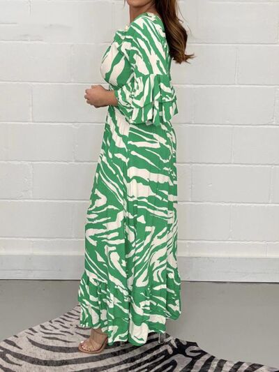 Regular & Plus Size Printed Maxi Dress