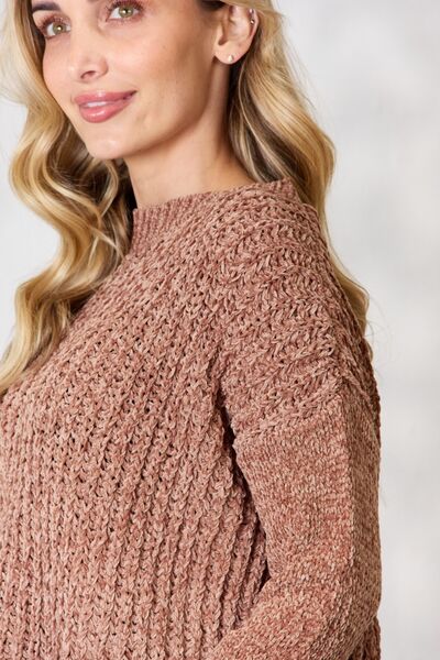 Tassel Trim Long Sleeve Sweater