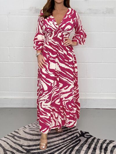 Regular & Plus Size Printed Maxi Dress