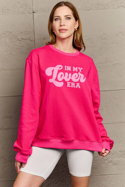 IN MY LOVER ERA Round Neck Sweatshirt