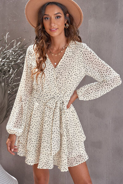 Layered Polka Dot Dress