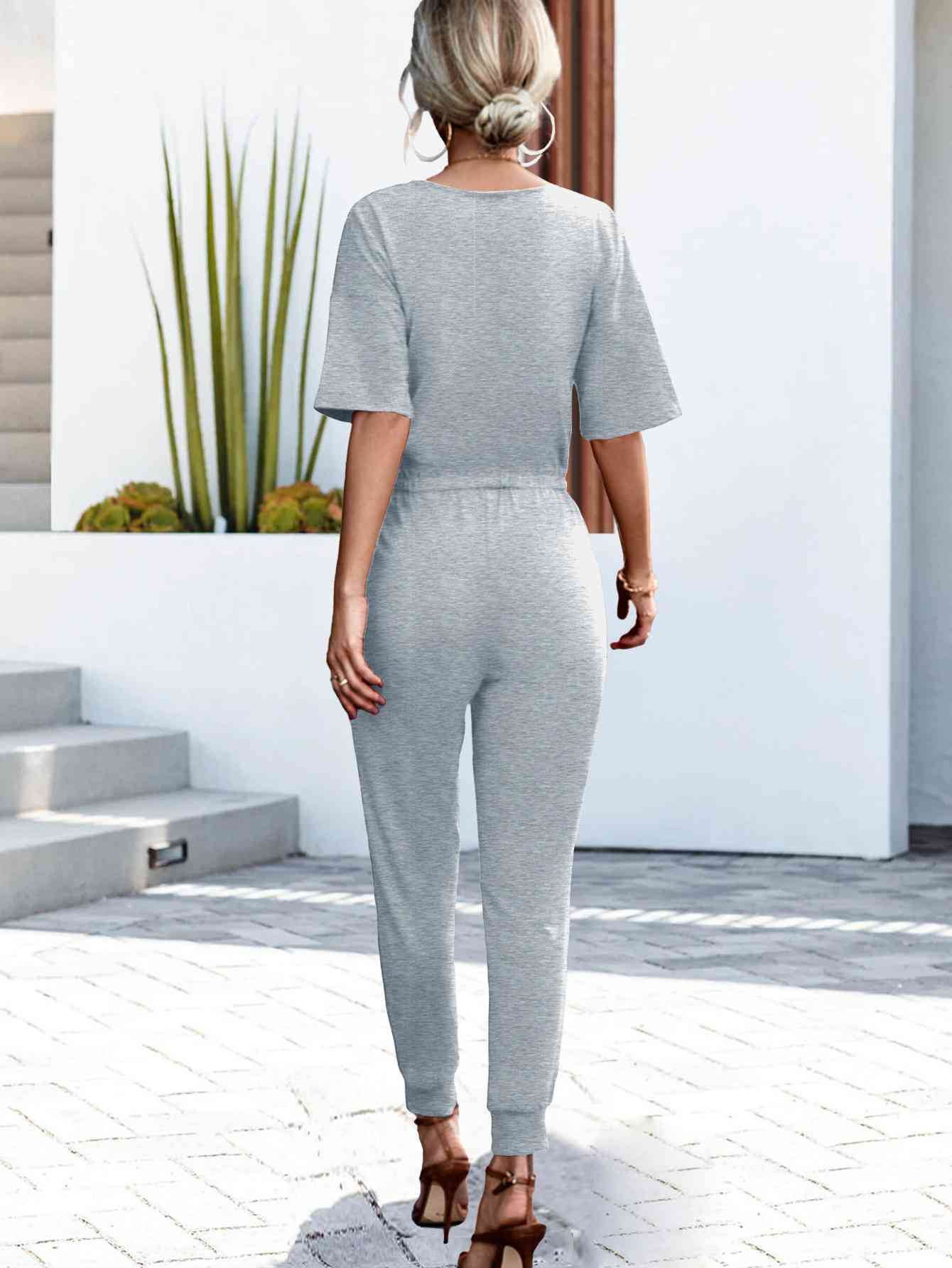 Comfy Half Sleeve Jumpsuit