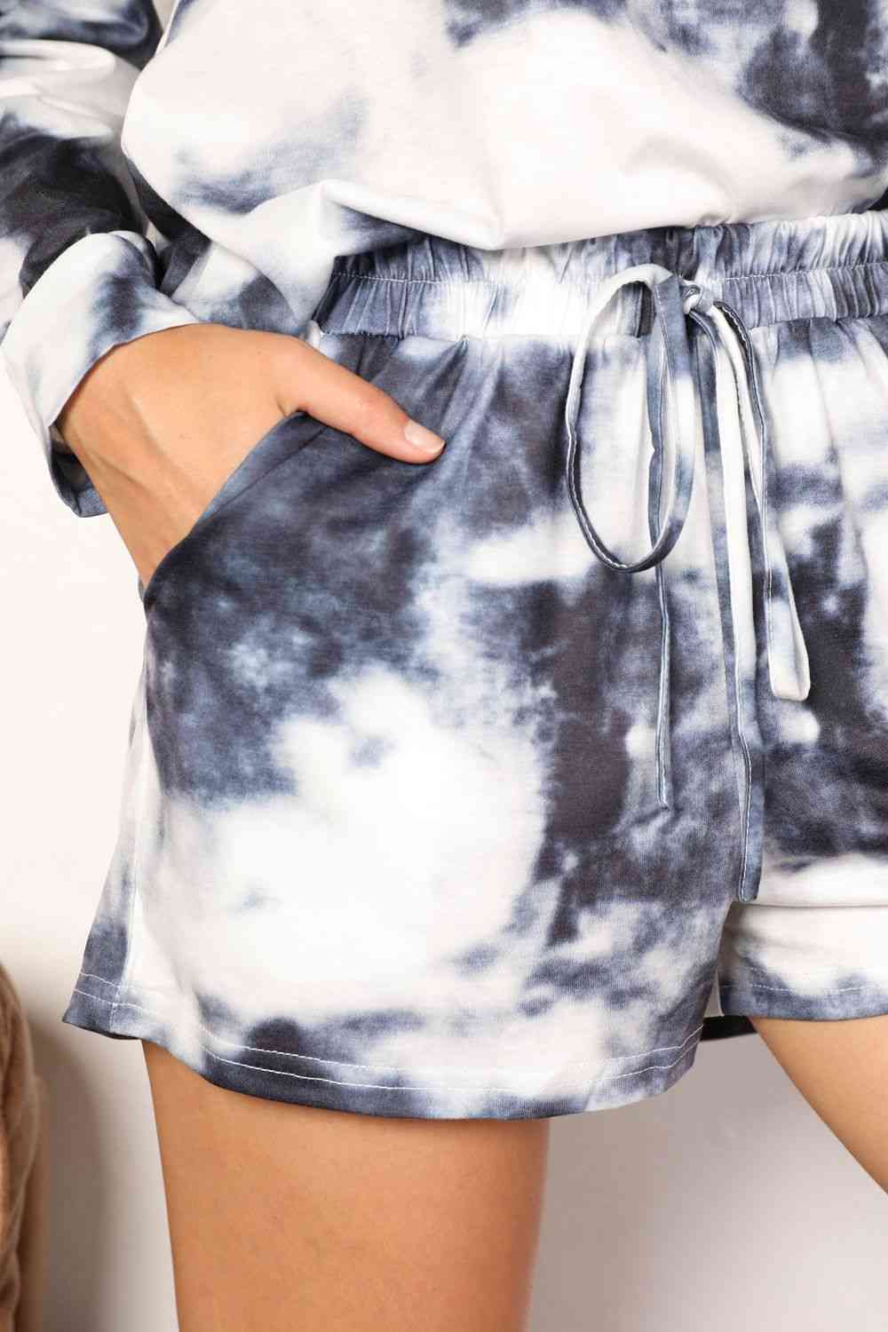 Superior Comfort Tie-Dye Top & Shorts Lounge Set