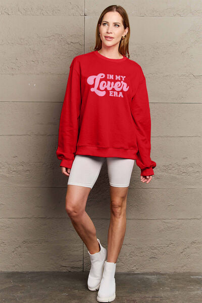 IN MY LOVER ERA Round Neck Sweatshirt