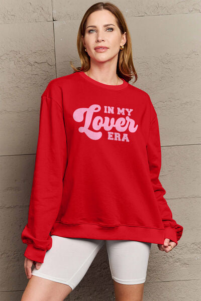 IN MY LOVER ERA Round Neck Sweatshirt