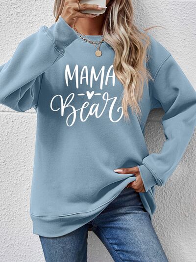 MAMA BEAR Graphic Long Sleeve Sweatshirt