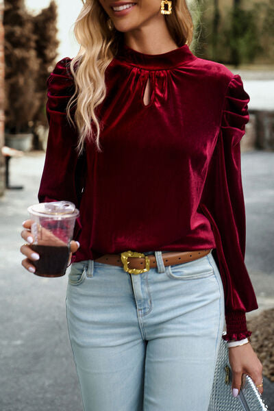 Sophisticated Puff Sleeve Blouse