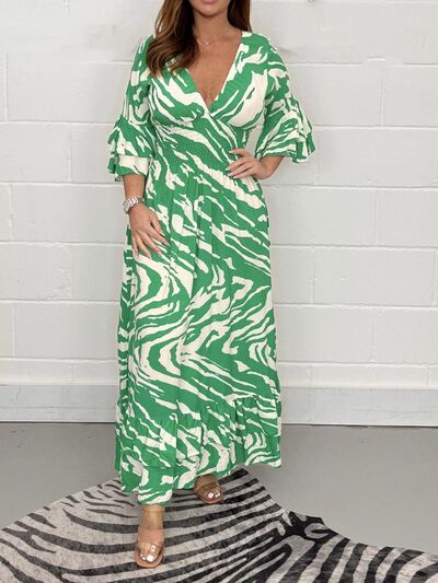 Regular & Plus Size Printed Maxi Dress