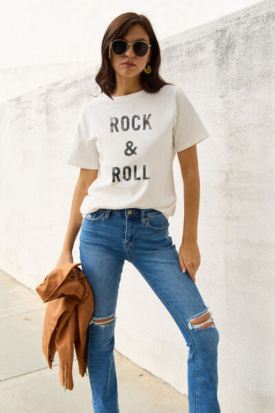 ROCK & ROLL Graphic T-Shirt