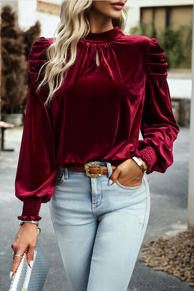 Sophisticated Puff Sleeve Blouse