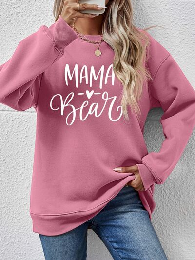 MAMA BEAR Graphic Long Sleeve Sweatshirt