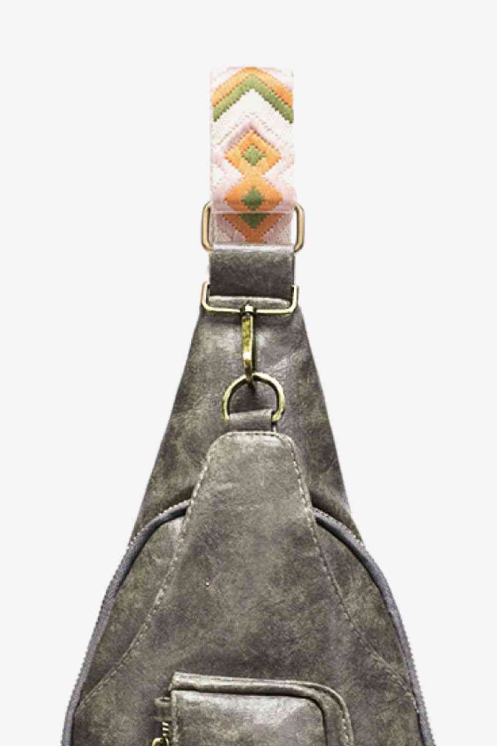 Essential PU Leather Sling Bag