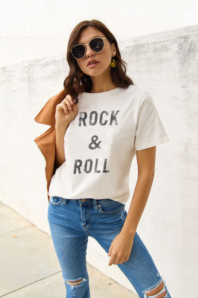 ROCK & ROLL Graphic T-Shirt