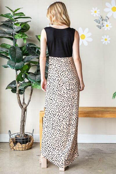 Regular and Plus Size Animal Print Dress