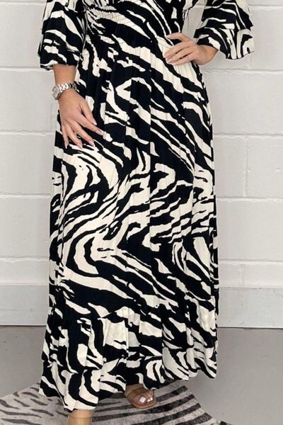 Regular & Plus Size Printed Maxi Dress